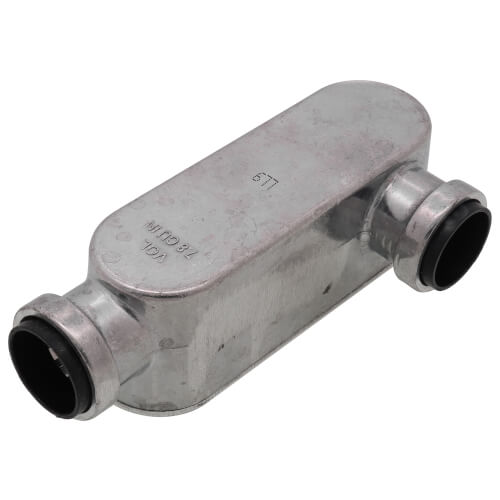 Southwire 1,9 Cm (3/4 Zoll) Steck-EMT-Rohrverbinder – Grau, Werkzeuglos Montierbar, Für Trockene Umgebungen