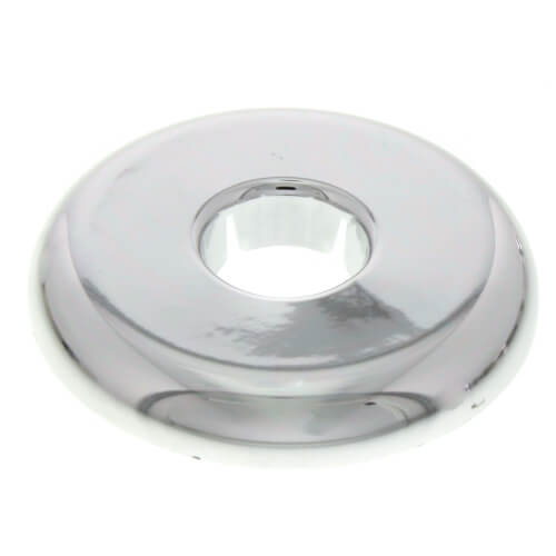 thumbnail image 2 of XFITTING 10-Pack 3/4" Pipe Escutcheons – Chrome Plated – For Pex, CPVC, Copper – Decorative Flange 2 of 6