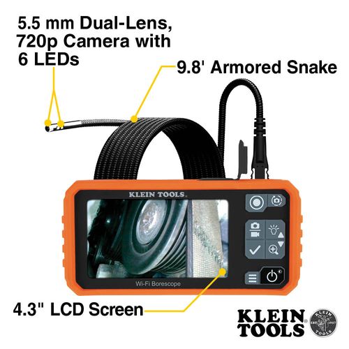 69473 - Klein Tools 69473 - Pro Borescope Replacement Camera