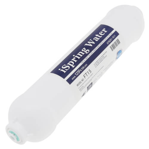 ISpring FA15 Alkaline Replacement Water Filter Cartridge – 10-Inch Inline Quick-Connect, 3-Layer With Mineral Balls, Calcite & Corosex, For RO Systems