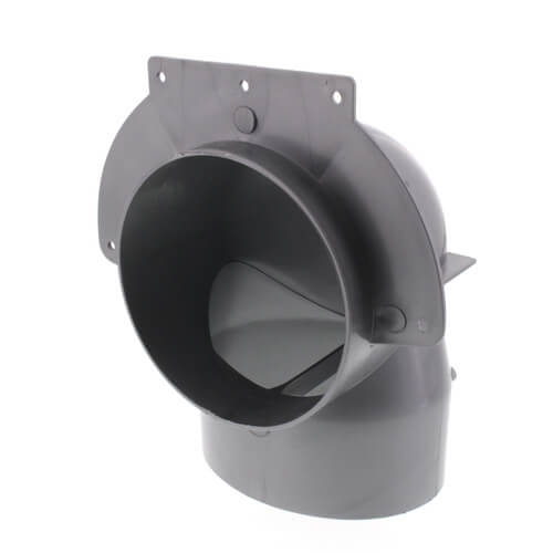 FEL4 - Fantech FEL4 - 4 Low Profile Plastic Elbow (Fits in 2x4 Wall)