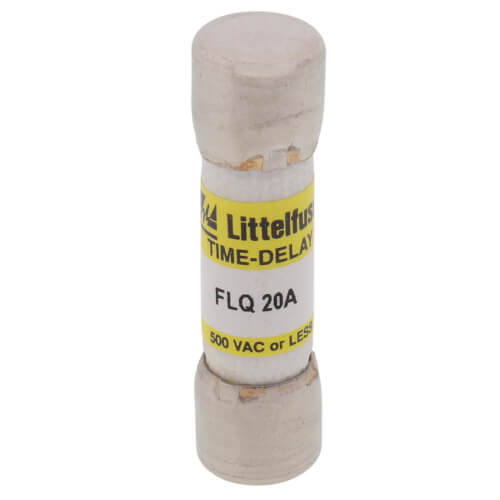 FLQ020 - Littelfuse FLQ020 - 20 Amp Slo-Blo Time-Delay, Midget