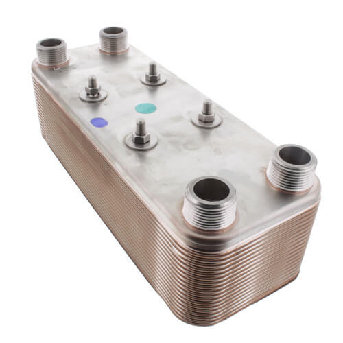 FPN5X12-36 - FlatPlate FPN5X12-36 - 36 plate, 1 Thread, Nickel Brazed Heat  Exchanger (5 x 12)