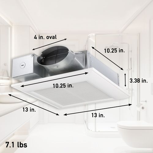 Panasonic FV-0510VS1 WhisperValue DC Fan 50/80/100 CFM