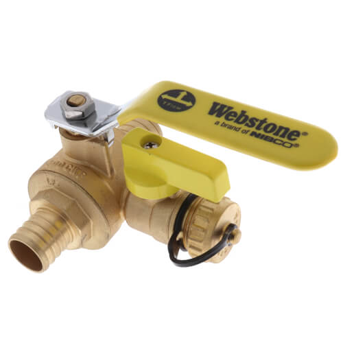 Matco Norca Brass Ball Valves (754PXLF) 0.75 Drain & Drop Ear Elbow