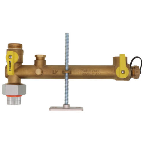 H-G1653W - Webstone H-G1653W - 3/4 FIP Union x G-Thread Pro-Pal Dielectric Water  Heater Supply Valve w/ Expansion Tank Service Ball Valve (Lead Free)