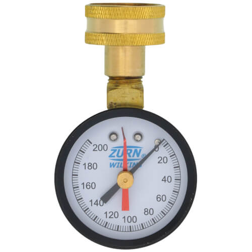 HGI-25 - Zurn HGI-25 - Hose Bibb Pressure Gauge with Maximum 