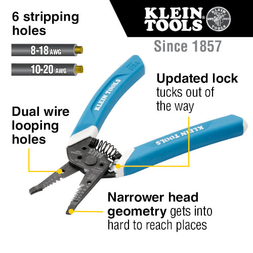 K11095 - Klein Tools K11095 - Klein-Kurve Wire Stripper/Cutter 8