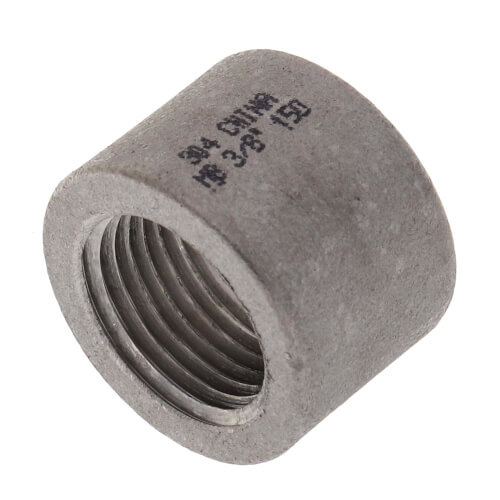LOZOME 1 Female Threaded Coupling Union Adapter Pipe Connector Cast NPT Pipe Fitting Stainless Steel 304(Pack of 1