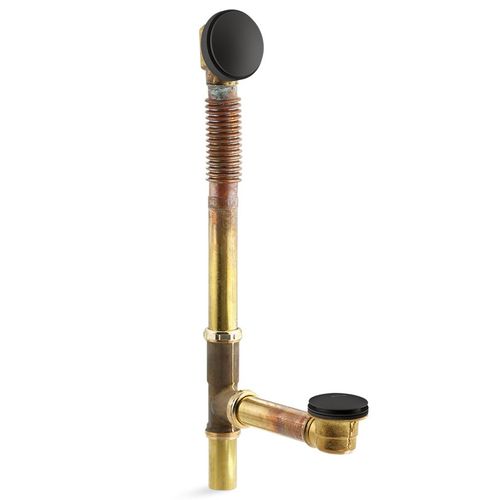 K-7259-BL - Kohler K-7259-BL - Clearflo Brass Toe Tap Bath Drain