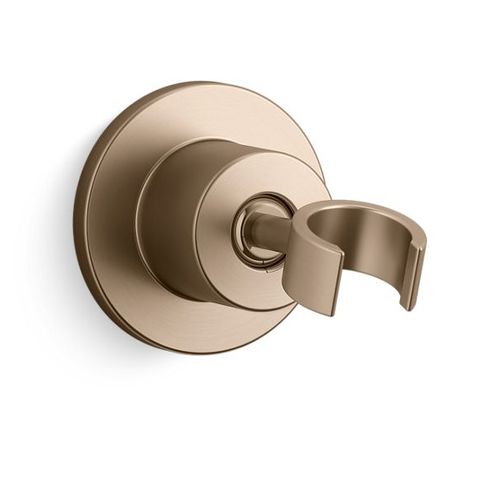 KOHLER K-975-CP Verstellbarer Wand-Duschhalter – Poliertes Chrom, Robuste Messingkonstruktion