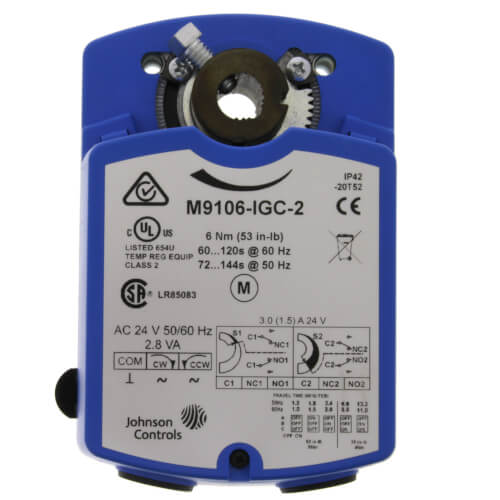 M9106-AGA-2 - Johnson Controls M9106-AGA-2 - M9106 24 VAC Electric