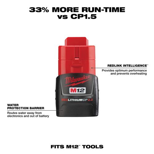 2492-24 - Milwaukee 2492-24 - M12 Screwdriver, Flood Light