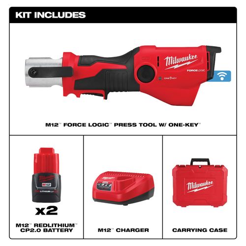 2573-20 - Milwaukee 2573-20 - M12 Force Logic Press Tool Kit w