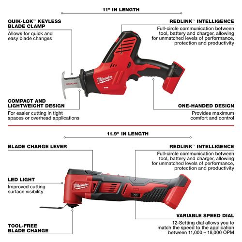2694-25 - Milwaukee 2694-25 - M18 Drill/Driver, Impact Driver