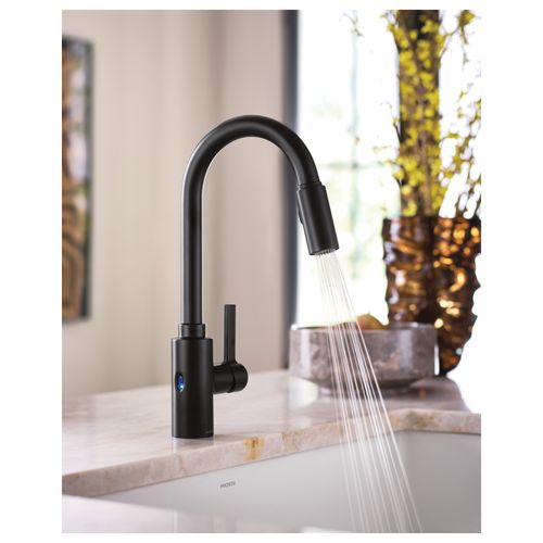 7882EWBL - Moen 7882EWBL - Genta Lx Matte Black 1 Handle Pulldown