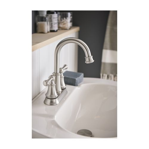 Moen Belfield Badezimmer-Wasserhahn – Poliertes Nickel, Einhandbedienung