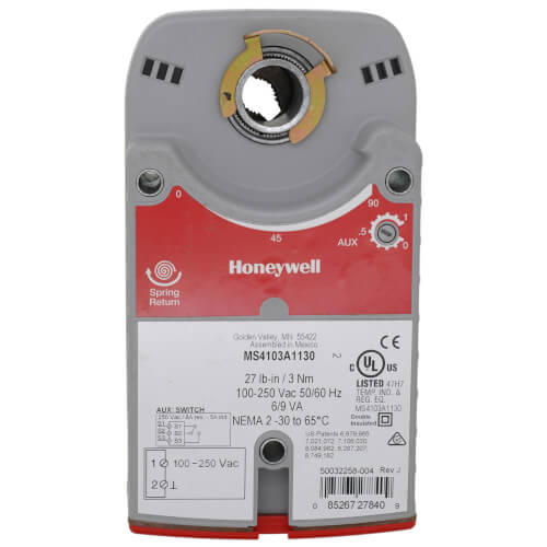 MS4103A1130 - Honeywell MS4103A1130 - Two position or SPST Spring