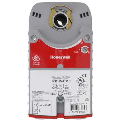 MS8103A1130 - Honeywell MS8103A1130 - Two position or SPST Spring 
