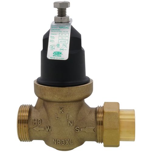 Wilkins 1-NR3XLDUC 1" Pressure Reducing Valve – Double Union FNPT/Sweat – Open Box