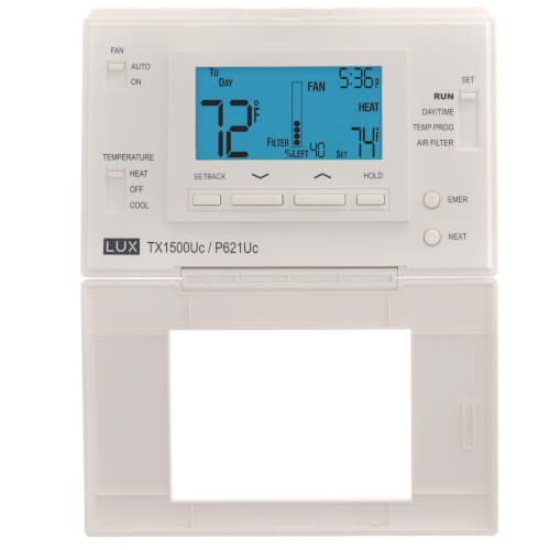 P621U - Lux P621U - LuxPro Programmable Thermostat 5/1/1