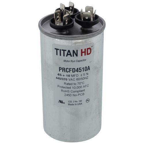 PRCFD4510A - Titan HD PRCFD4510A - 45/10 MFD Round Dual Motor Run