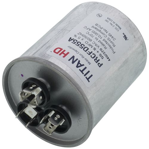 14292 - MARS 14292 - 55/5 MFD Round Run Capacitor (440/370V)