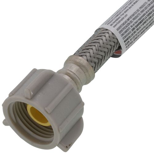 Fluidmaster Connettore Flessibile Per Lavastoviglie 48 Pollici: Tubo In Acciaio Inox Intrecciato Con Gomito 1/2