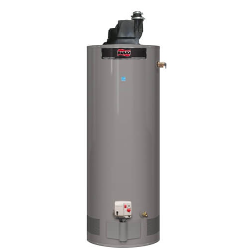 PROG40-40N-RU67-PV - Ruud PROG40-40N-RU67-PV - 40 Gallon 40,000 BTU EF67  Tall Professional Achiever Power Vent Water Heater, 6 Year (NG)