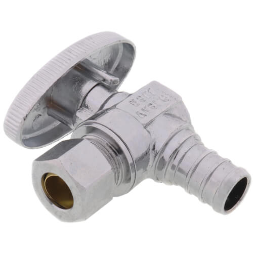 Customer Reviews For EZ-Fluid 1/2\" FIP X 3/8\" OD Comp. Heavy Duty Lead Free Brass Angle Stop Valve Water Shut Off Ball Valve 1/4 Quarter Turn Chrome Brass-1Pc