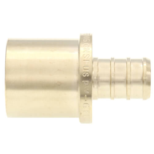 25-Pack Brass PEX Adapters - 3/4" Male Sweat To 3/4" PEX Crimp - Lead-Free Plumbing Fittings