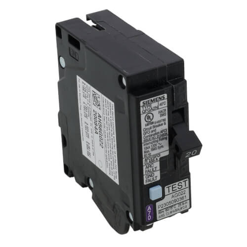 Q120DFN - Siemens Q120DFN - 1-Pole Dual Function (AFCI/GFCI) Plug
