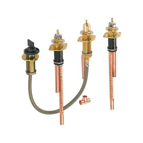 wtw ROTA ロタ ラタン7点セット R4707 - Delta R4707 - 4-Hole Roman Tub Faucet w/ Handshower Rough