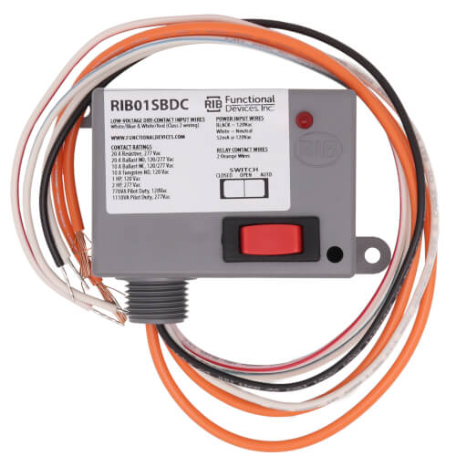 Relais RIB 01BDC - Contact Sec Entrée, 120VAC, SPDT 20A - Neuf - Pour Applications électriques