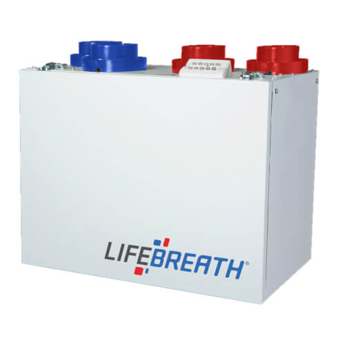 RNC6-ES - LifeBreath RNC6-ES - RNC6-ES Residential Heat Recovery  Ventilator, Recirculating Defrost, 125 CFM