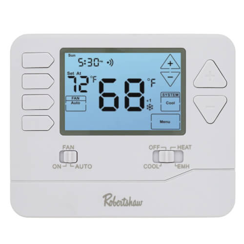 RS8210 - Robertshaw RS8210 - Digital Non-Programmable Wall Thermostat (2  Heat/1 Cool)