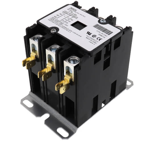Contacteur 2 Pôles 1-SOURCE 1239 S1-02432004000 - Bobine 24V, 30FLA, 50/60Hz, NEUF Pour Climatisation/chauffage