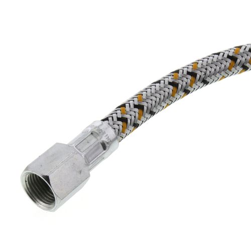 S222-36 - Westwood Products S222-36 - 3/8 Flare (FxF) Flexible Oil Line,  Braided Steel Covering (36 Length)