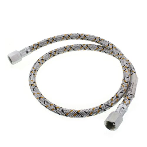 S222-36 - Westwood Products S222-36 - 3/8 Flare (FxF) Flexible Oil Line,  Braided Steel Covering (36 Length)