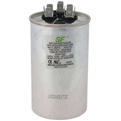 SFCAP45D75440R - Trane SFCAP45D75440R - 45/7.5MFD 370/440V RND Run