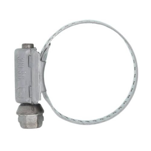 Box Of 10 #12 Stainless Steel Worm Gear Hose Clamps - 11/16" To 1-1/4" Range, 1/2" Band, Made In USA