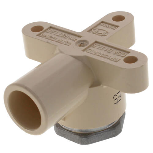 10-Pack 1/2" Female NPT X 1/2" CPVC Drop Ear Elbows - Lead-Free Brass Plumbing Fittings