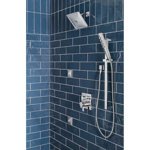 Delta Ara T27967 Angular Modern Monitor 17 Series Valve Trim with 6-Setting Integrated Diverter - Polished Nickel