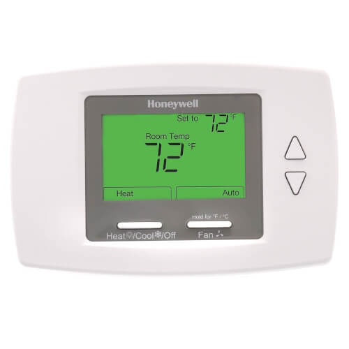 TB8575A1000 - Honeywell TB8575A1000 - 3-Speed Fan Coil Thermostat; 2 or 4  pipe Manual/Auto changeover, Heat or Cool, 3 speed fan; Supply voltage:  24Vac 50/60 Hz