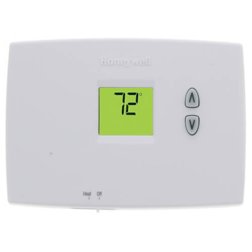 TH1100DH1004 - Honeywell Home TH1100DH1004 - PRO 1000 Non-Programmable, Heat  Only, Horizontal Thermostat