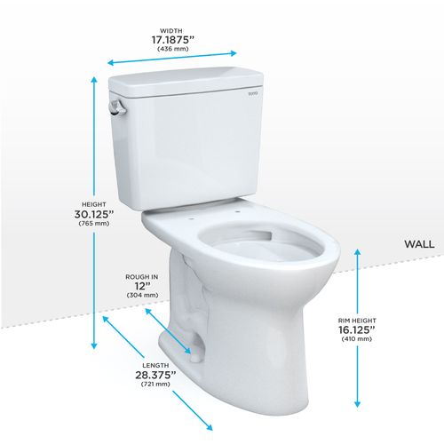 CST776CSFG-01 - TOTO CST776CSFG-01 - Drake Two-Piece Elongated 1.6