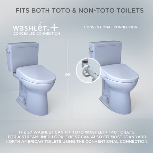 SW4734AT40-01 - TOTO SW4734AT40-01 - S7a Washlet+ Electronic Bidet