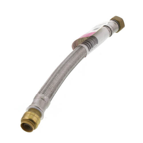 U3068FLEX12LF - SharkBite U3068FLEX12LF - 1/2 Sharkbite x 3/4 FIP Flexible  Water Heater Connector, Lead Free (12 Length)