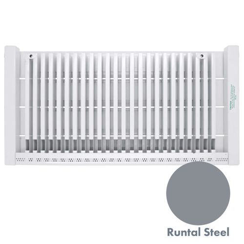 UF-4-42-9007 - Runtal UF-4-42-9007 - 3.5 ft UF-4 Baseboard Radiator (Runtal  Steel - Dark Grey)
