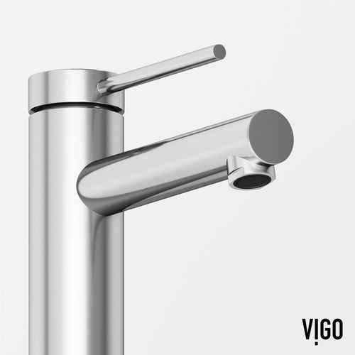 VG01055CH - VIGO VG01055CH - Jewel Single Handle Bathroom Faucet
